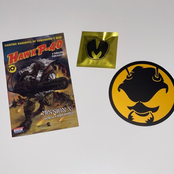 RUMBLE SOCIETY - Hawk P-40 Action Figure - Picture 8 of 12